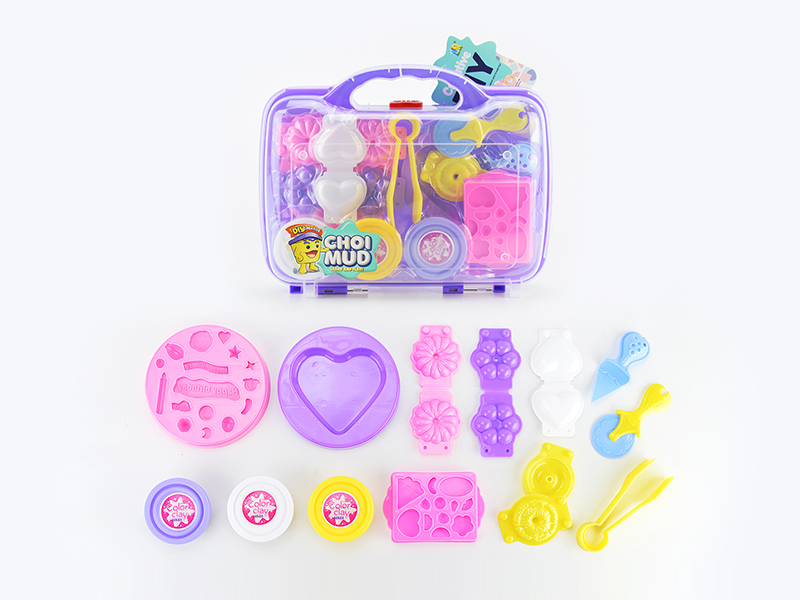 Colored Clay Biscuit Cake Set