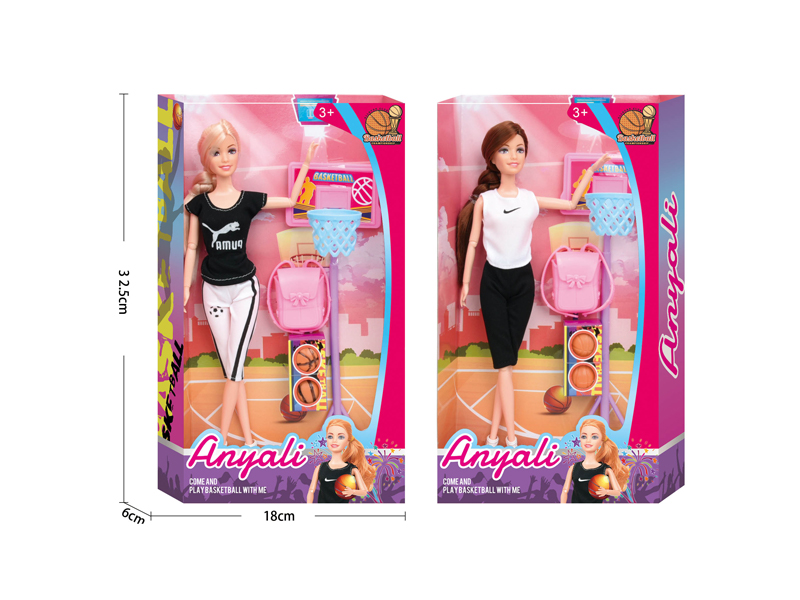 Fashion Doll Basketball Theme Set