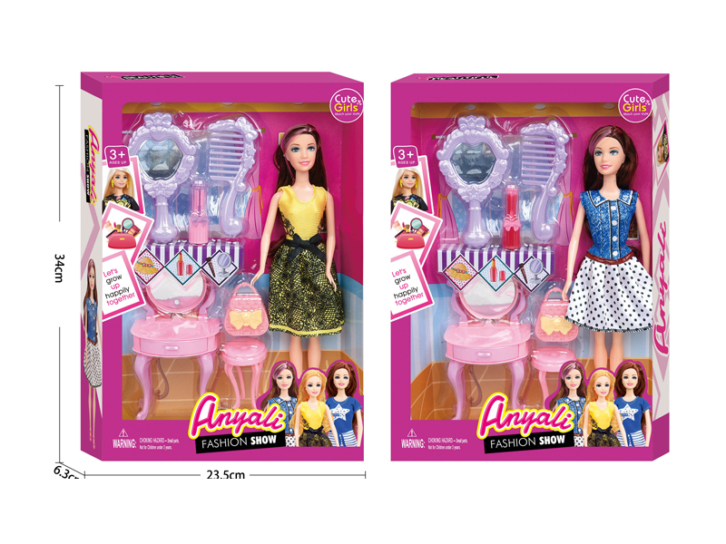 Fashion Doll Dressing Table Set