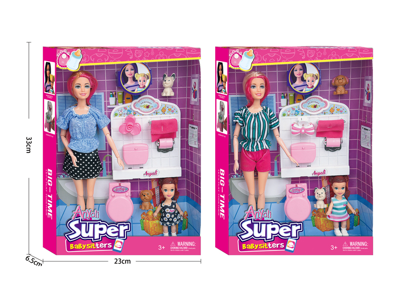 Fashion Doll Bathroom Set