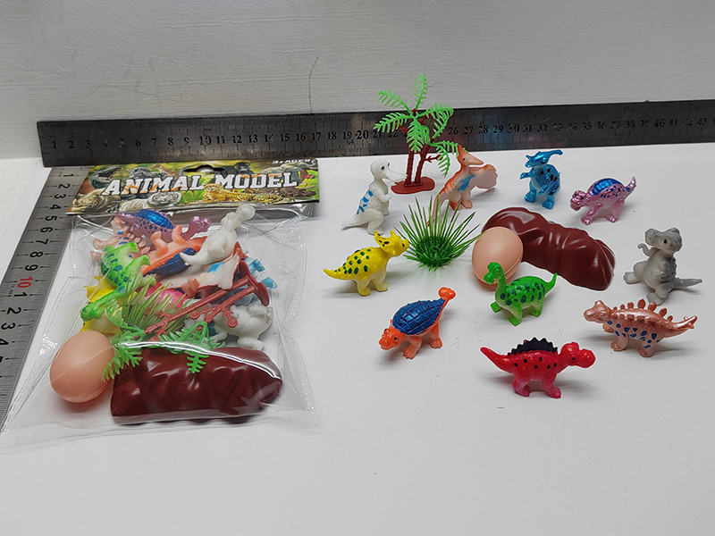 Cartoon Dinosaur Toy Set