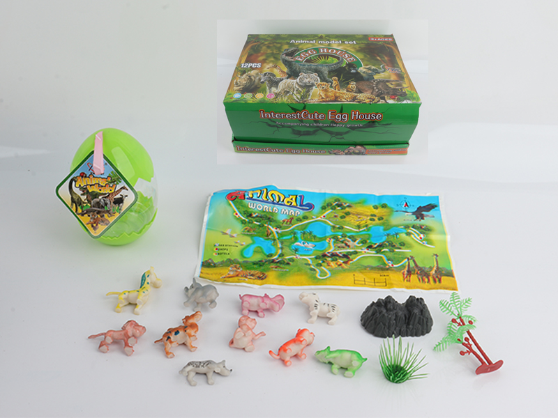 Cartoon Animal Set12PCS