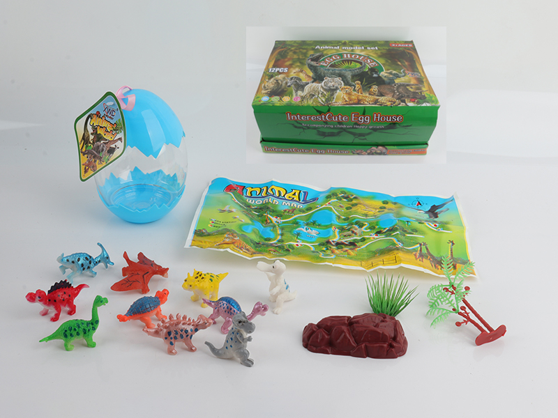 Cartoon Dinosaur Toy 12PCS
