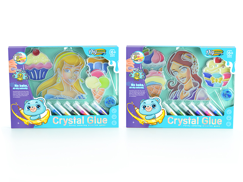 DIY Crystal Glue Painting Princess Set
