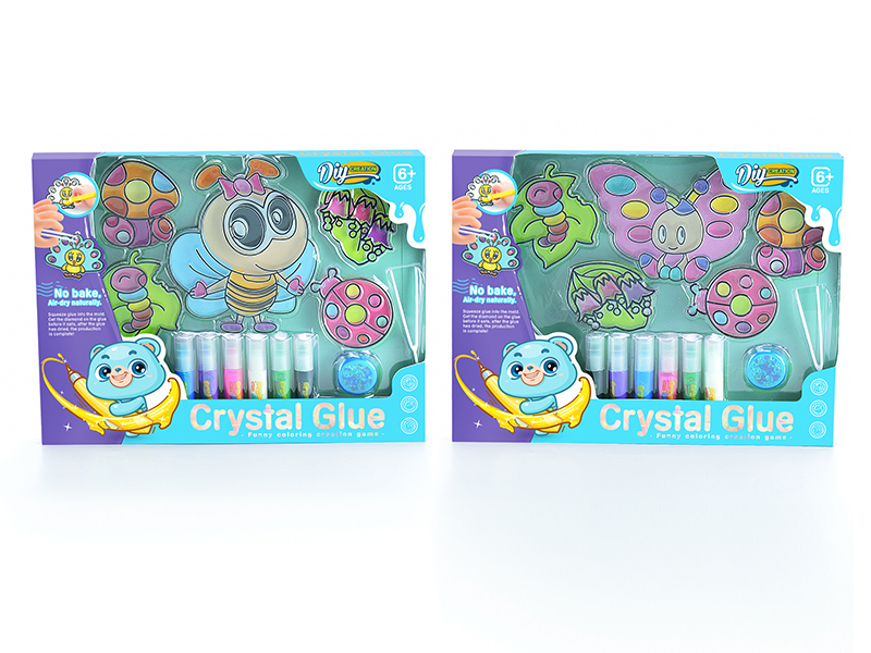DIY Crystal Glue Painting Insect Set