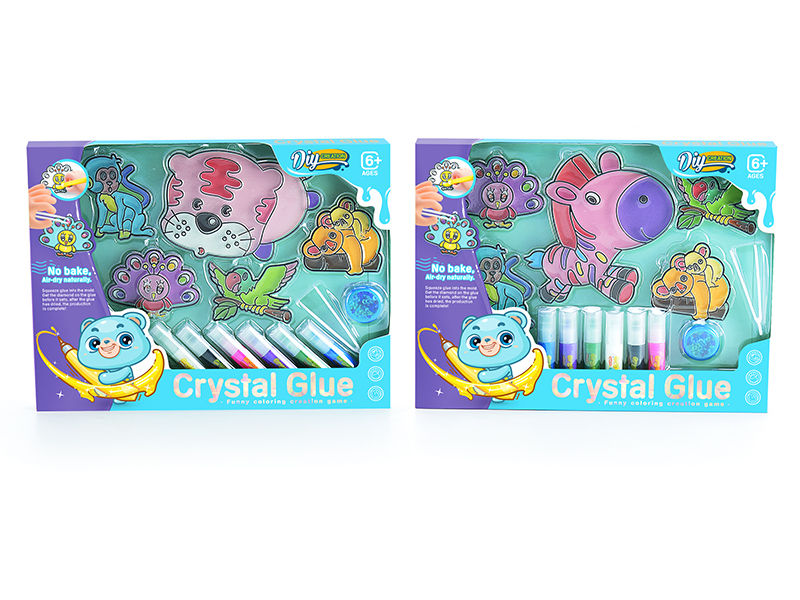 DIY Crystal Glue Painting Animal Set