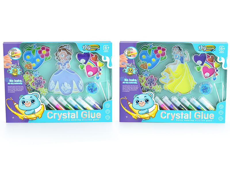 DIY Crystal Glue Painting Princess Set