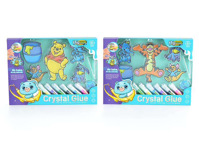 DIY Crystal Glue Painting Animal Set