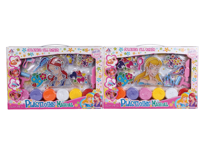 Colored Clay Princess Set