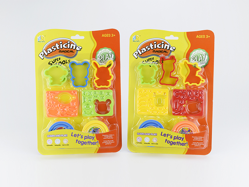 Colored Clay Animal Set