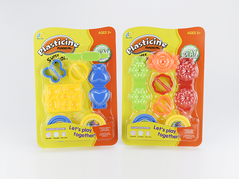 Colored Clay Doughnut Set