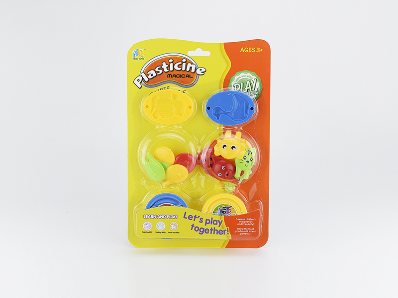 Colored Clay 3D Animal Set