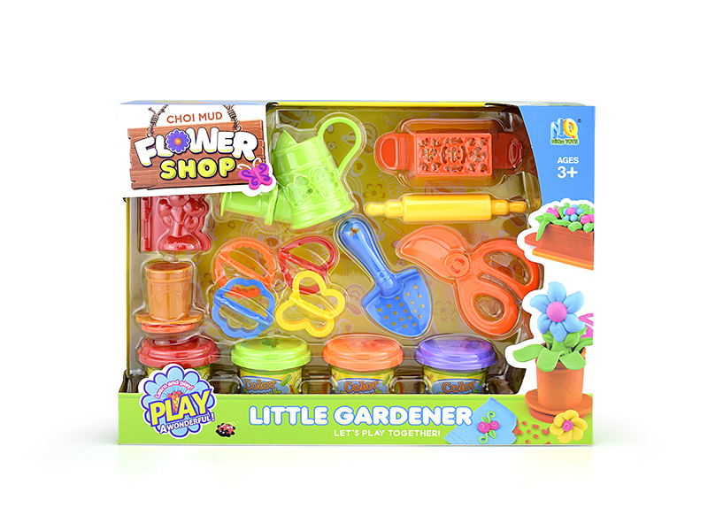 Colored Clay Children's Garden Set