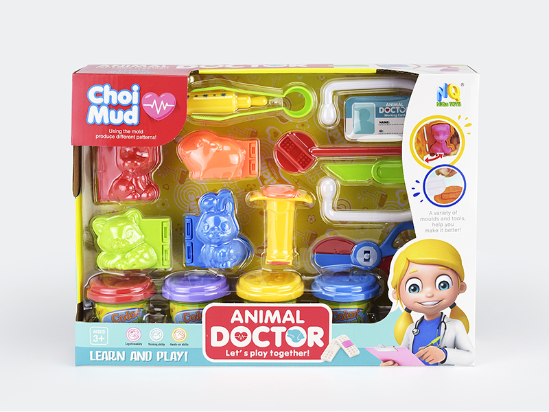 Colored Clay Animal Doctor