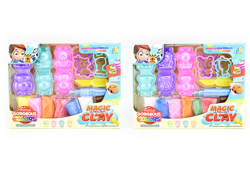 Ultra Light Clay 3D Animal Set