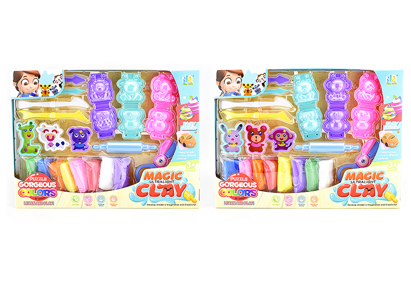 Ultra Light Clay 3D Animal Set