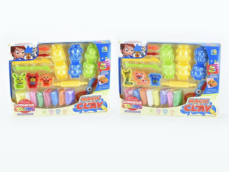 Ultra Light Clay 3D Animal Set