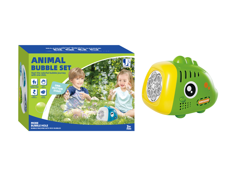 Electric Six Hole Dinosaur Bubble Machine