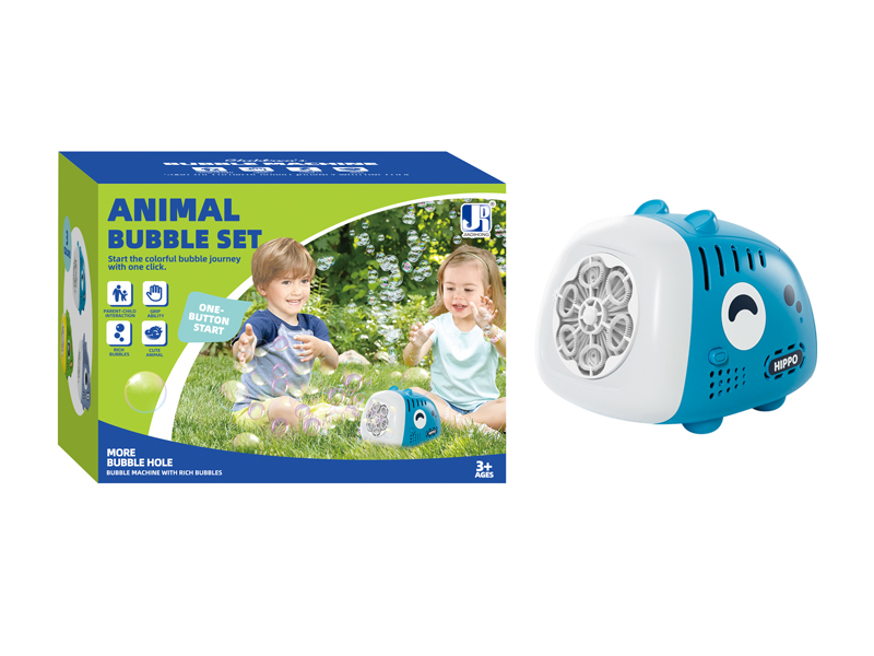 Electric Six Hole Hippopotamus Bubble Machine