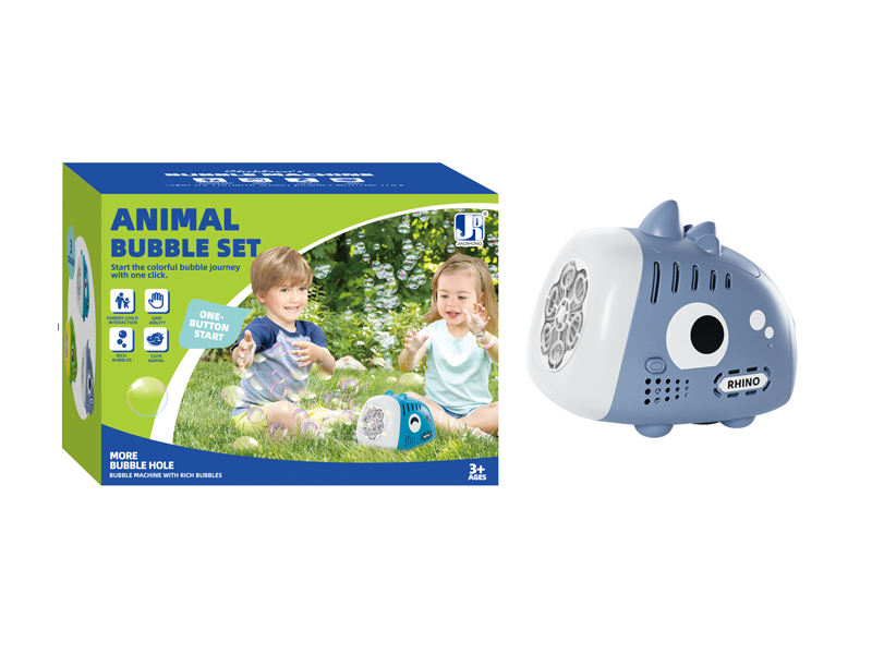 Electric Six Hole Rhinoceros Bubble Machine