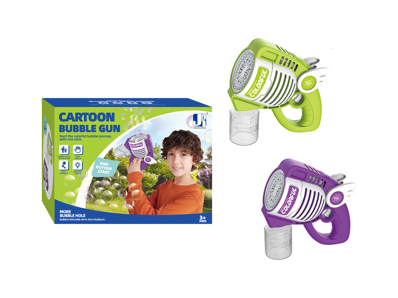 42 Hole Cartoon Bubble Gun With Light