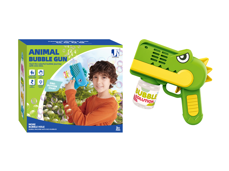 Porous Dinosaur Bubble Gun With Light
