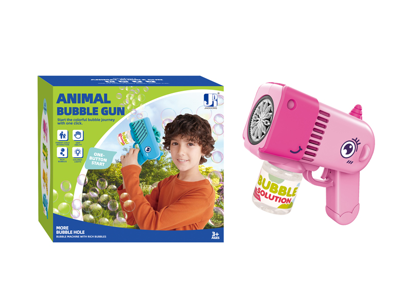 Porous Unicorn Bubble Gun With Light