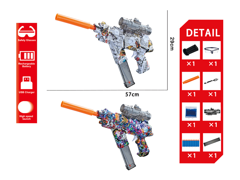 Space Gun Type Water Bullet Gun