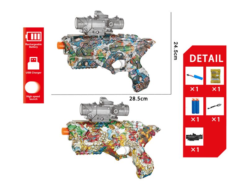 Electric Pistol Type Water Bullet Gun