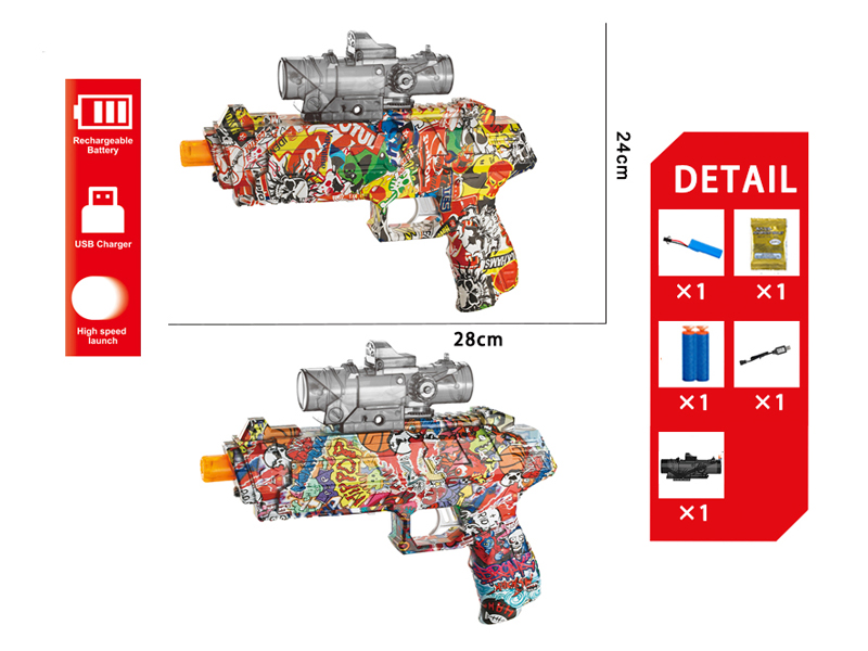 Electric Pistol Type Water Bullet Gun