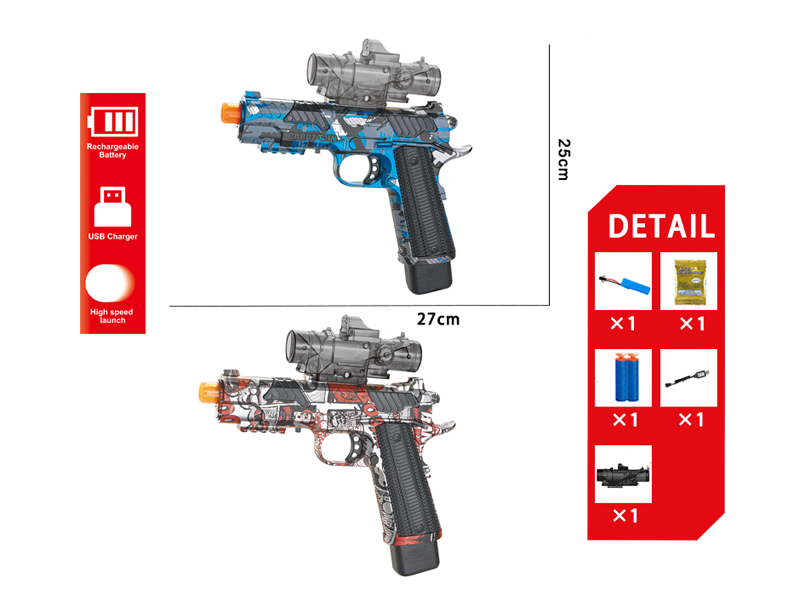 Electric 1911 Water Bullet Gun