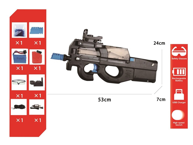 Electric Graffiti Water Bullet Gun