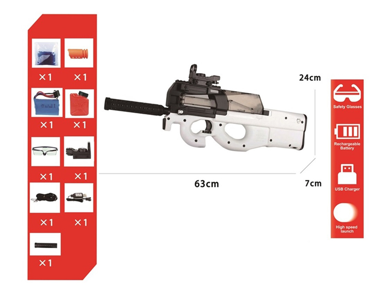 Electric Graffiti Water Bullet Gun