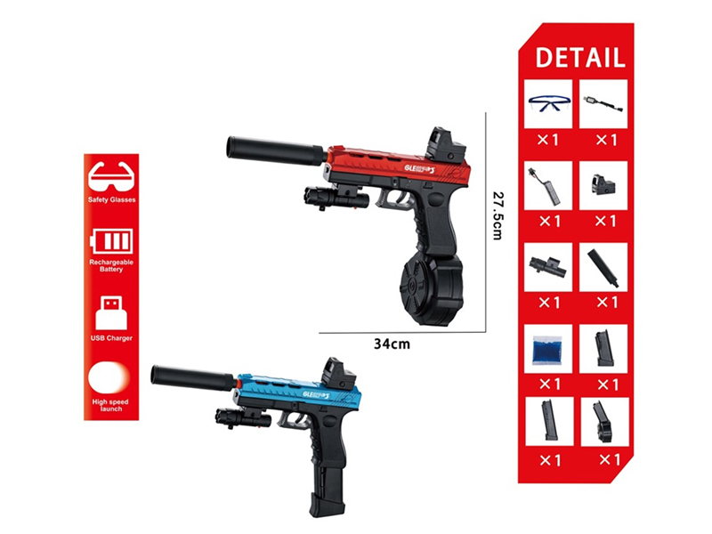 Hand Self Integrated Glock Water Bullet Gun