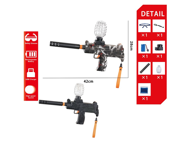 Electric UZI Water Bullet Gun