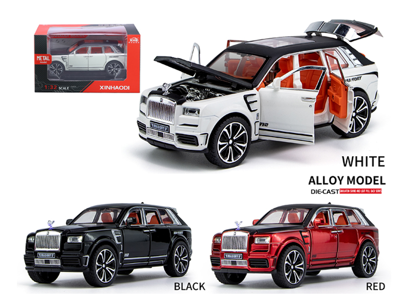 1:32 Pull Back Rolls Royce Cullinan With Sound And Light