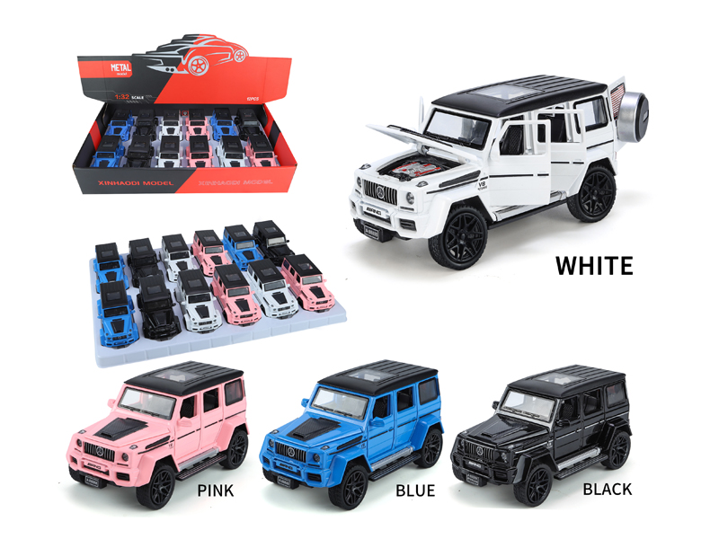 1:32 Pull Back Mercedes Benz G63 With Sound And Light(12PCS)