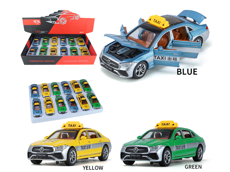 1:32 Pull Back Mercedes E300L With Sound And Light(12PCS)