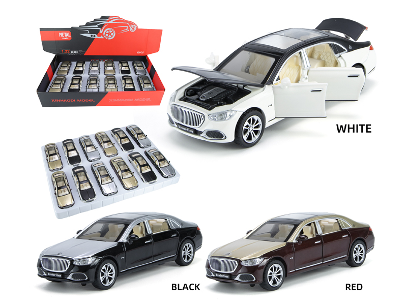 1:32 Pull Back Mercedes Maybach S680 With Sound And Light(12PCS)