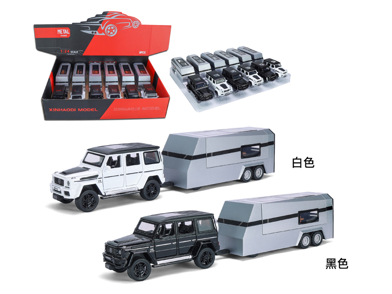1:32 Pull Back Mercedes Benz G63 Touring Car With Sound And Light(6PCS)
