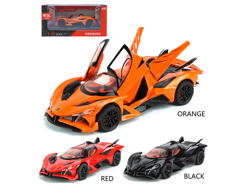 1:32 Pull Back Apollo Evo (Sun God Sports Car) With Sound And Light