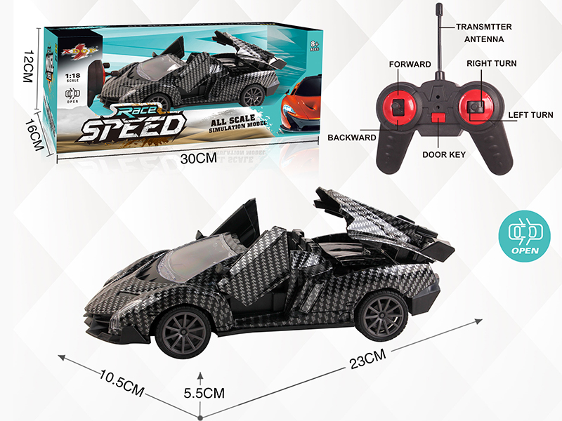 1:18 27Mhz Remote Control Convertible Car(One Key Open The Door)