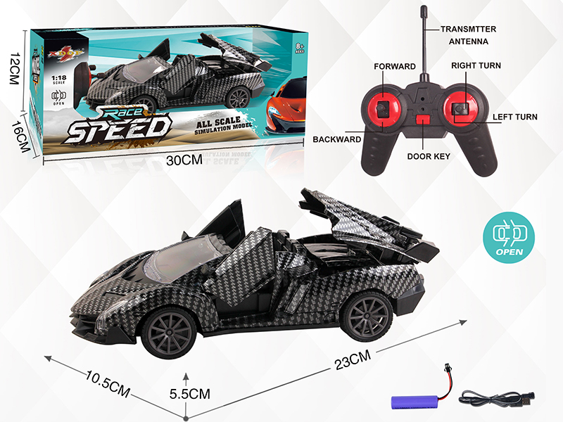 1:18 27Mhz Remote Control Convertible Car(One Key Open The Door)