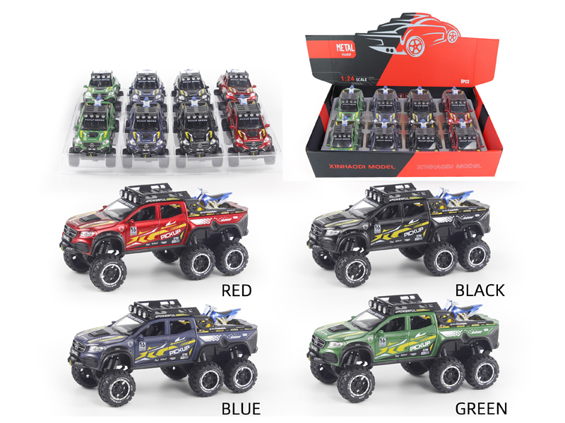 1:24 Pull Back Mercedes Benz X-Class With Sound And Light(8PCS)