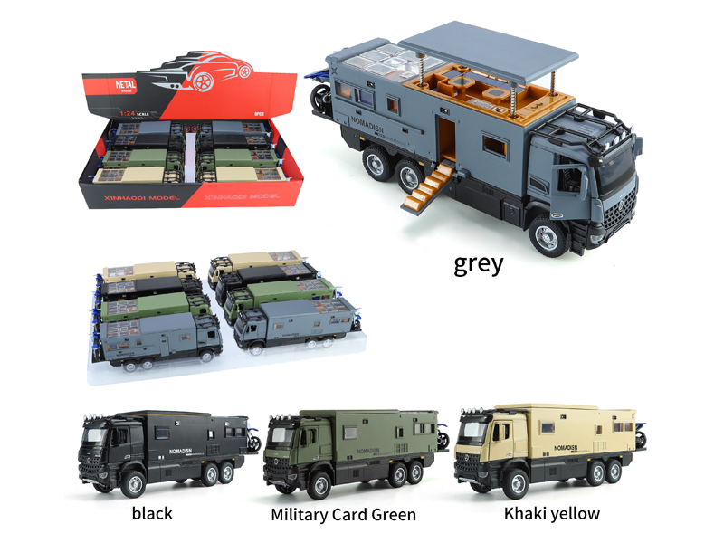 1:24 Pull Back Mercedes Benz Rv (Navigator F) With Sound And Light(8PCS)