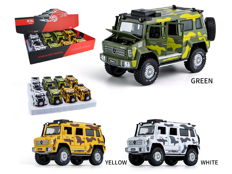 1:24 Pull Back Unimok With Sound And Light(6PCS)