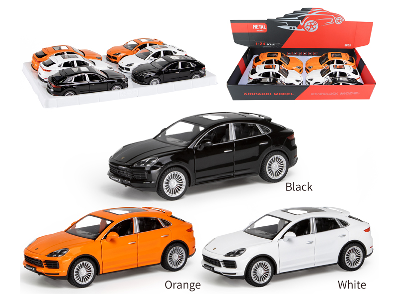1:24 Pull Back Porsche Cayenne With Sound And Light(6PCS)