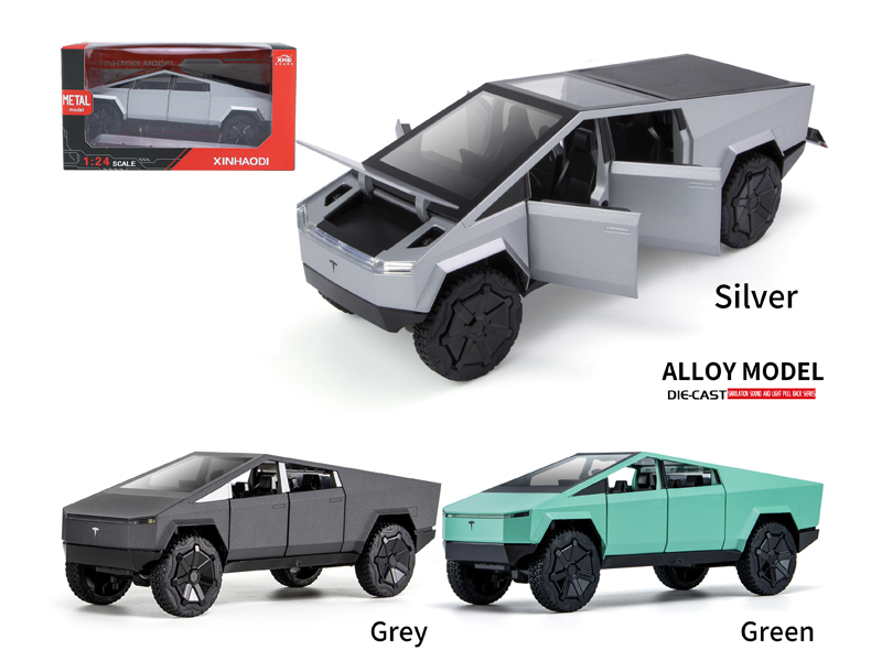 1:24 Pull Back Tesla Pickup Truck With Sound And Light
