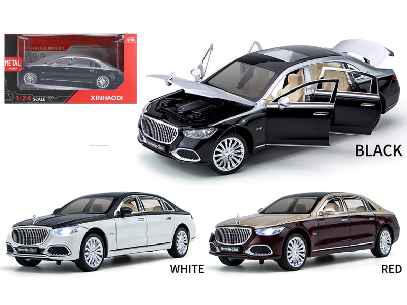 1:24 Pull Back Mercedes Maybach S680 With Sound And Light