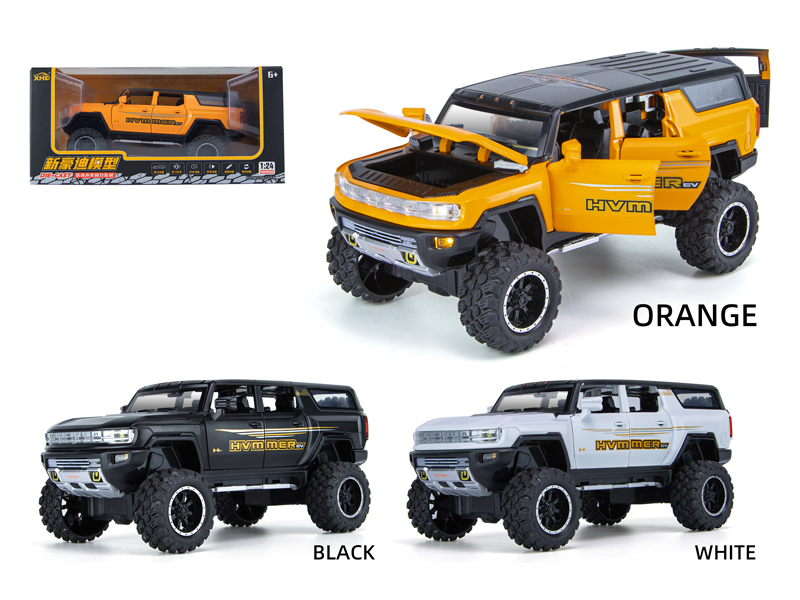 1:24 Pull Back Hummer SUV With Sound And Light